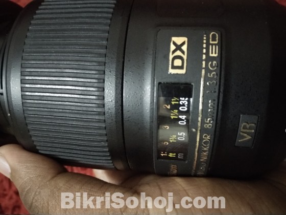 Nikon 85mm micro lens